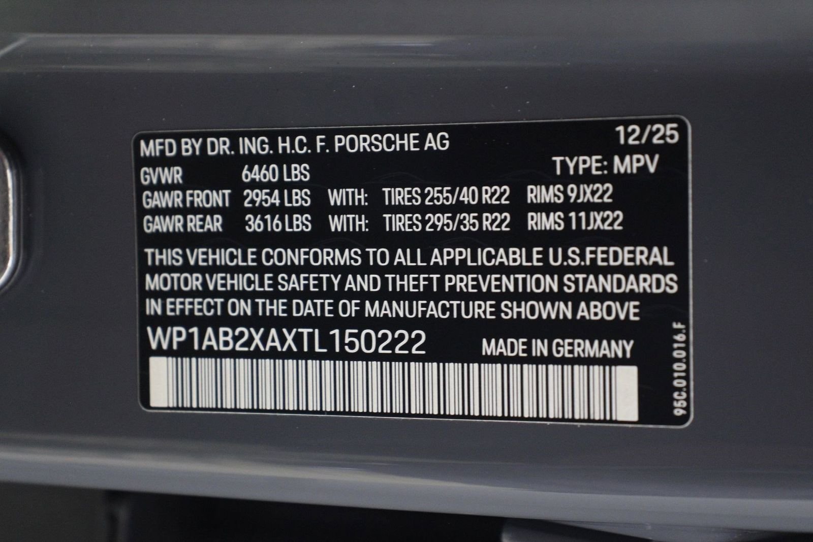 New 2026 Slate Grey Neo Porsche 4S image 24