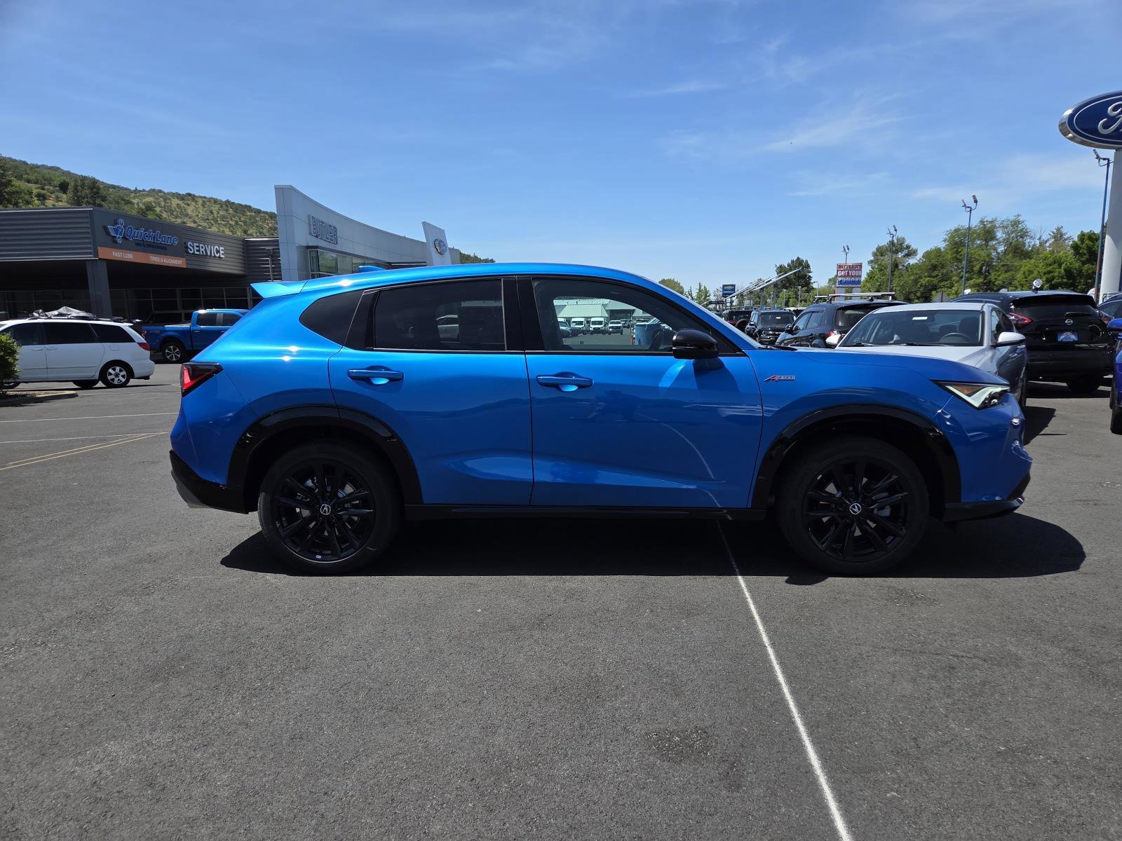 New 2026 Double Apex Blue Pearl II Acura w/A-Spec Advance Package AWD image 4