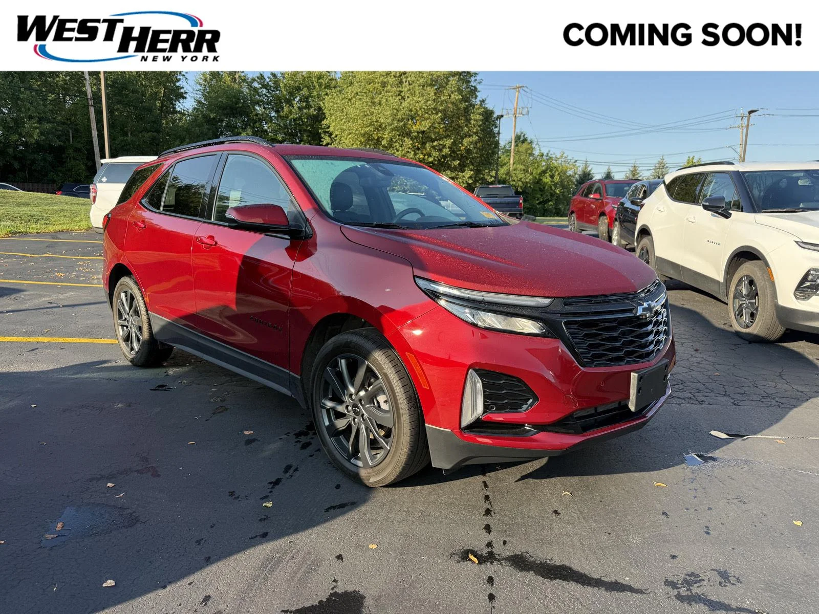 Used 2024 Radiant Red Tintcoat Chevrolet RS image 1