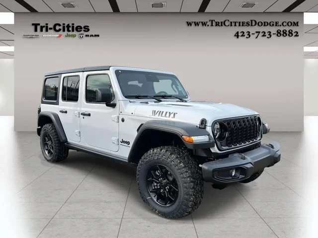 New 2026 Bright White Clear-Coat Exterior Paint Jeep Willys image 1
