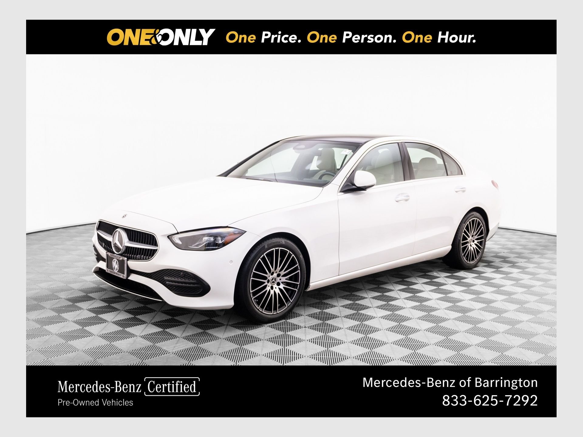 Certified Used 2024 White Mercedes-Benz C 300 image 1