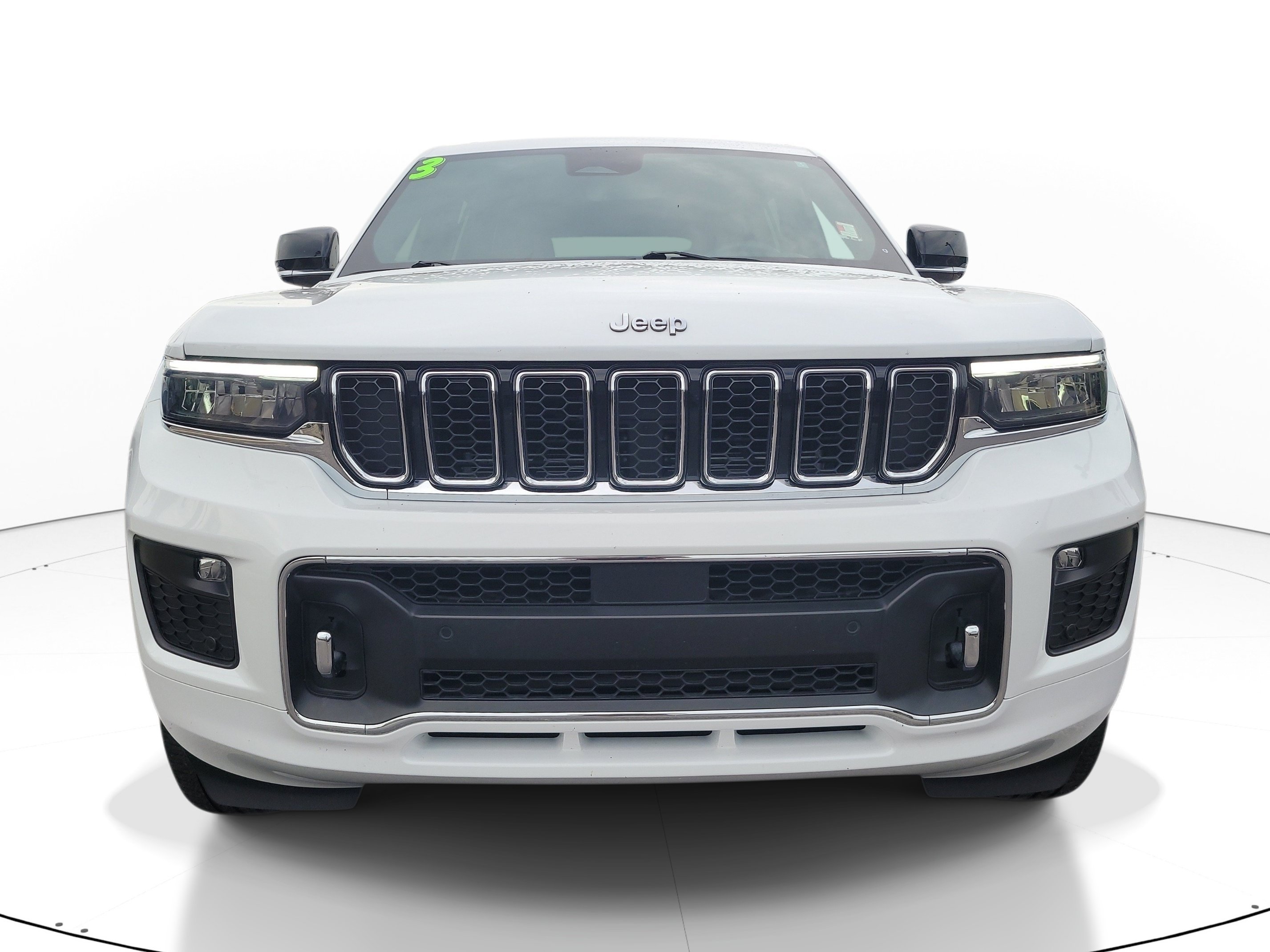 Used 2023 Bright White Clearcoat Jeep Overland image 2