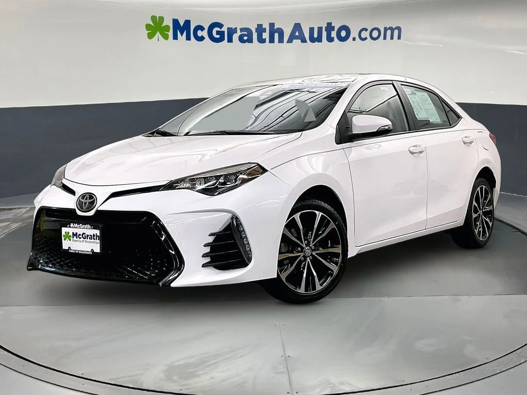 Used 2019 White Toyota SE image 2