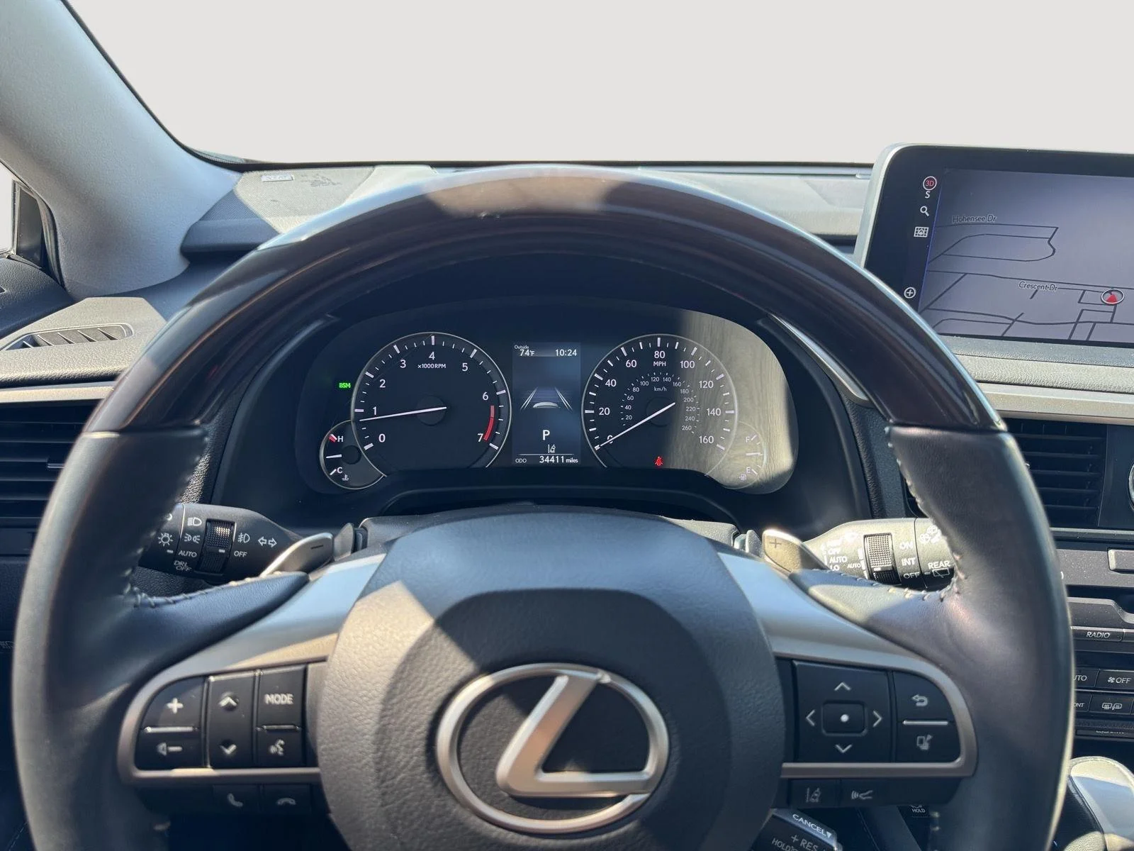 Certified Used 2022 Caviar Lexus RX 350 image 4