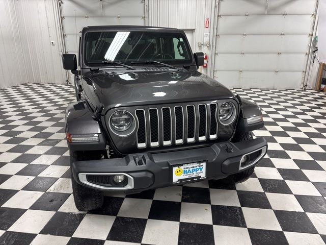 Used 2020 Jeep Wrangler Unlimited Sahara with VIN 1C4HJXEG5LW177935 for sale in Rochester, Minnesota