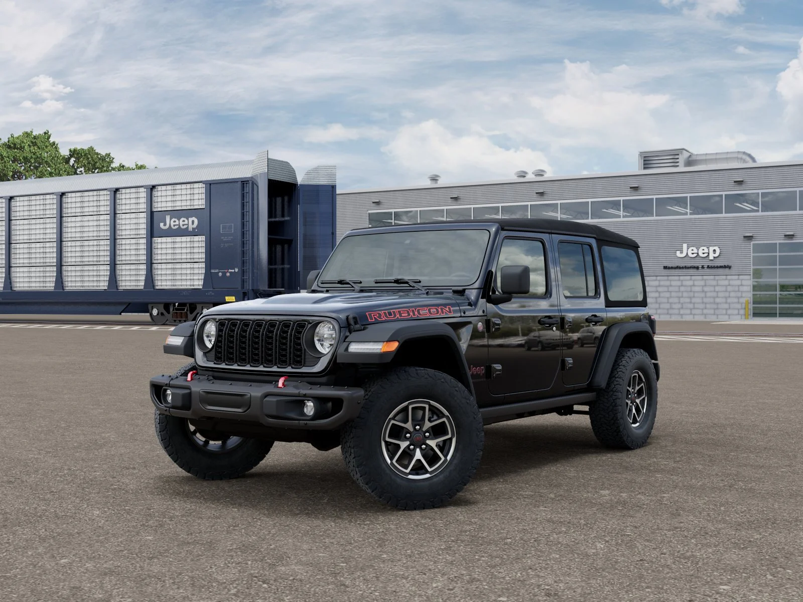 New 2027 Black Clearcoat Jeep Rubicon image 1