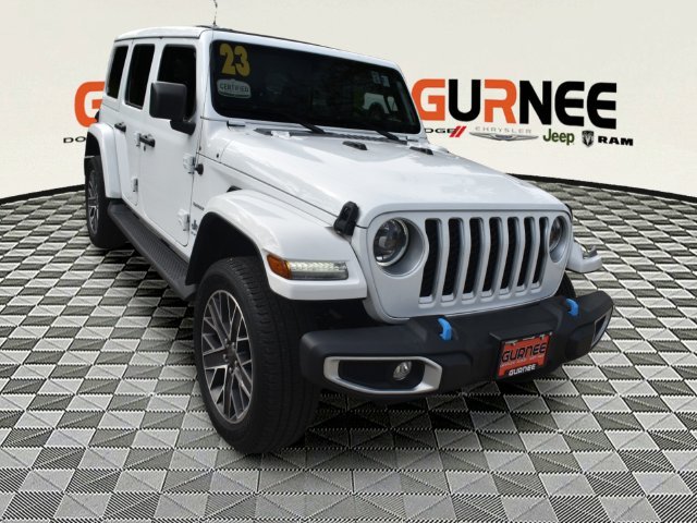 Used 2023 White Jeep Sahara 4xe image 10