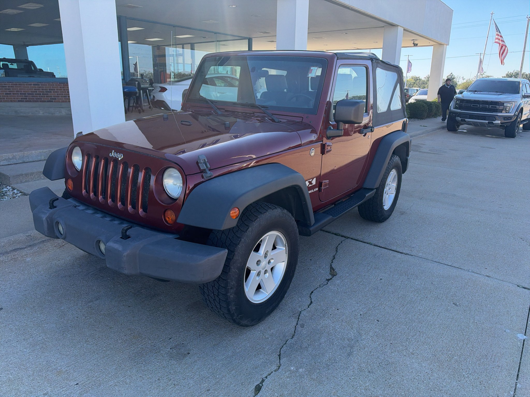 Used 2007 Jeep Wrangler X with VIN 1J4FA24197L135681 for sale in Manhattan, KS