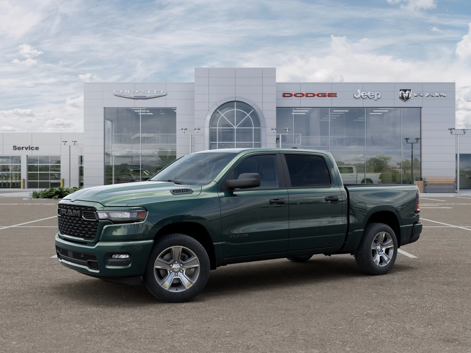 New 2026 Serrano-Green Metallic Exterior Paint RAM Express image 2