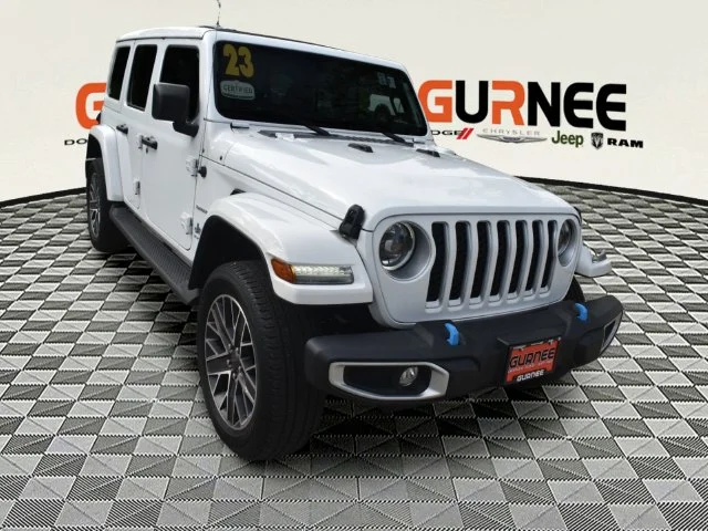 Used 2023 White Jeep Sahara 4xe image 10