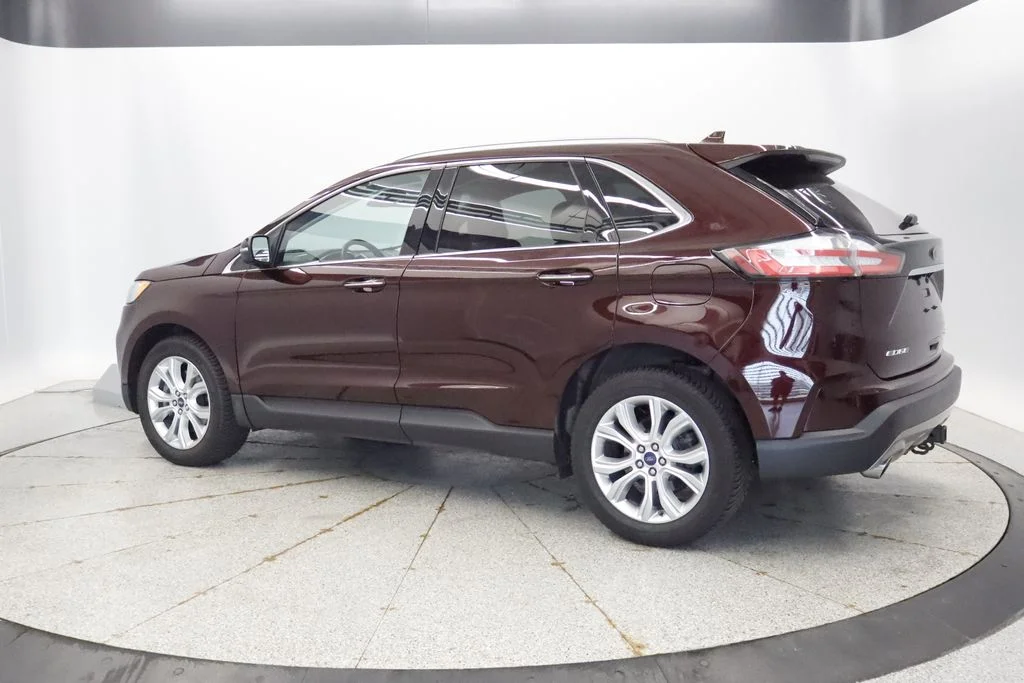 Certified Used 2020 Red Ford Titanium image 3