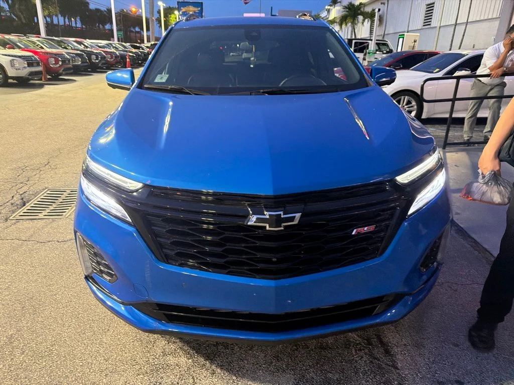 Used 2024 Riptide Blue Metallic Chevrolet RS image 1