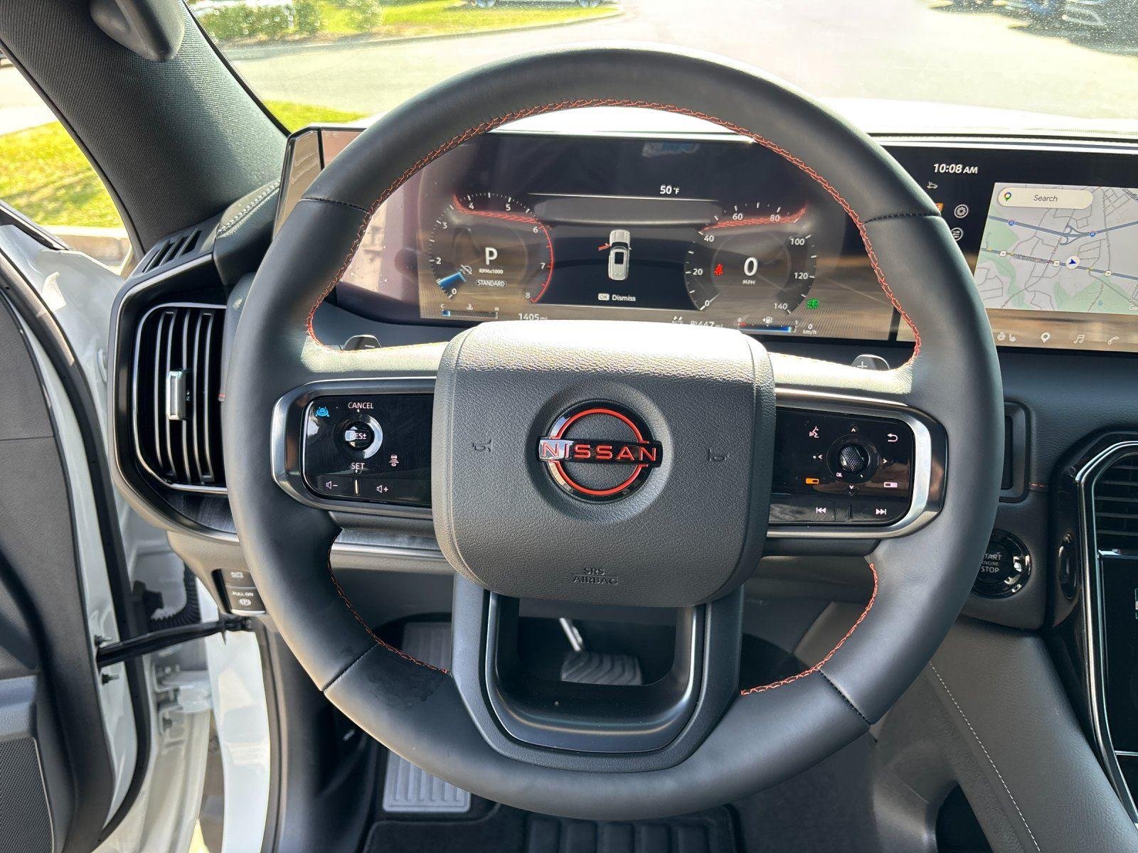 Used 2025 Aspen White Tricoat/Super Black Nissan PRO-4X image 18