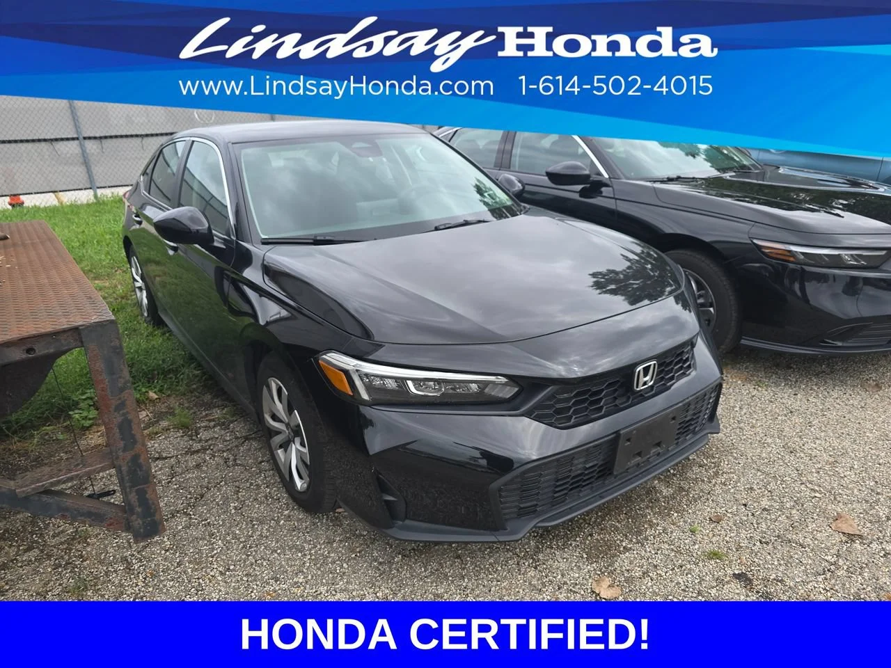 Certified Used 2025 Crystal Black Pearl Honda LX image 8