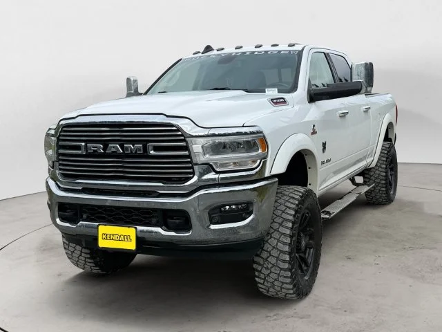 Used 2022 Bright White Clearcoat Ram Laramie image 1