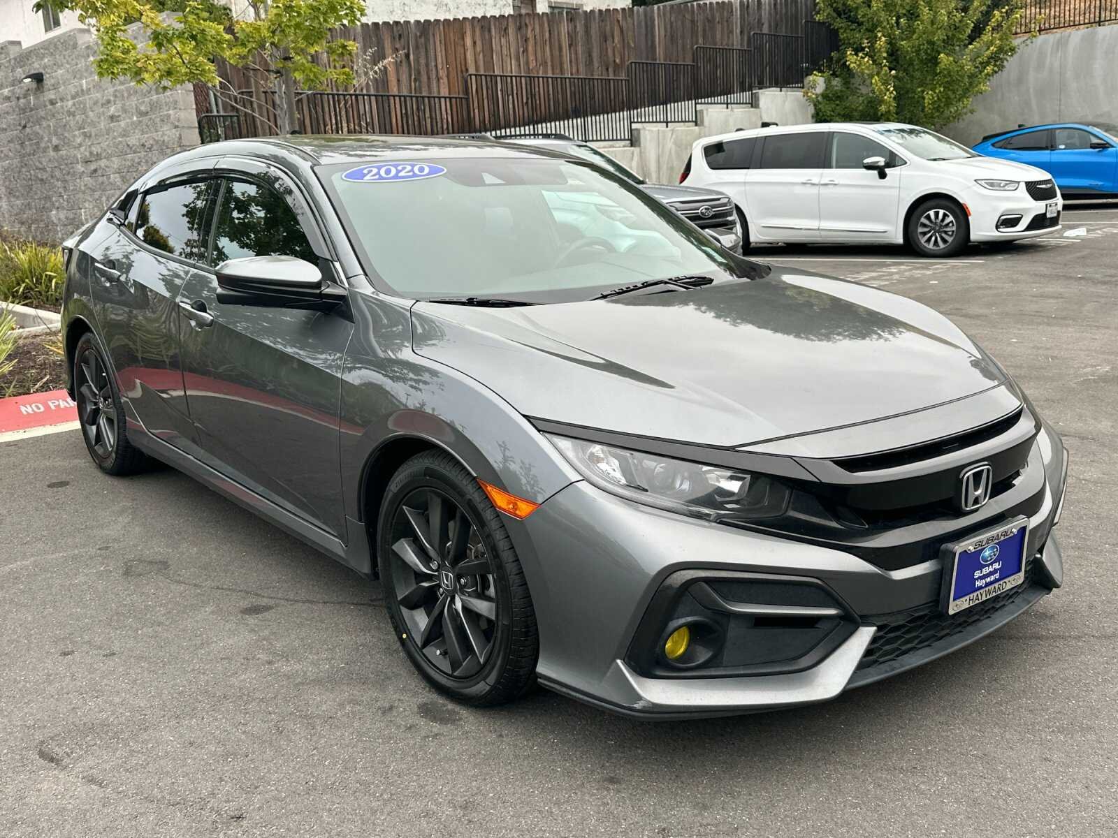 Used 2020 Modern Steel Metallic Honda EX 4D Hatchback image 2