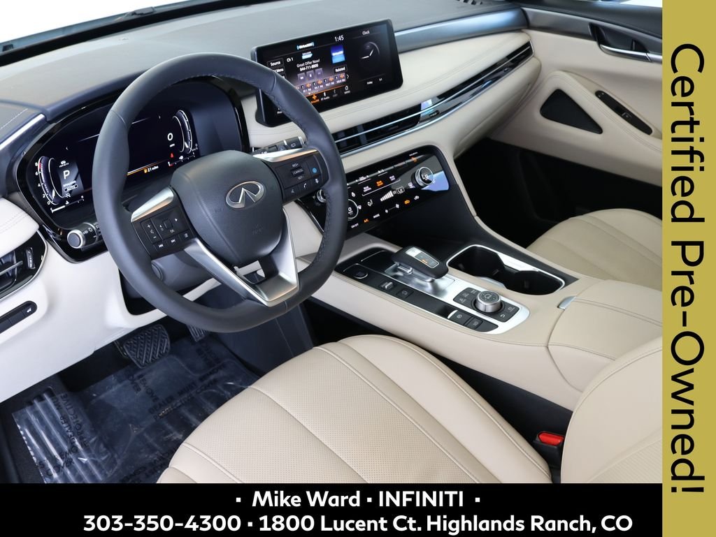 Certified Used 2023 White INFINITI LUXE image 6