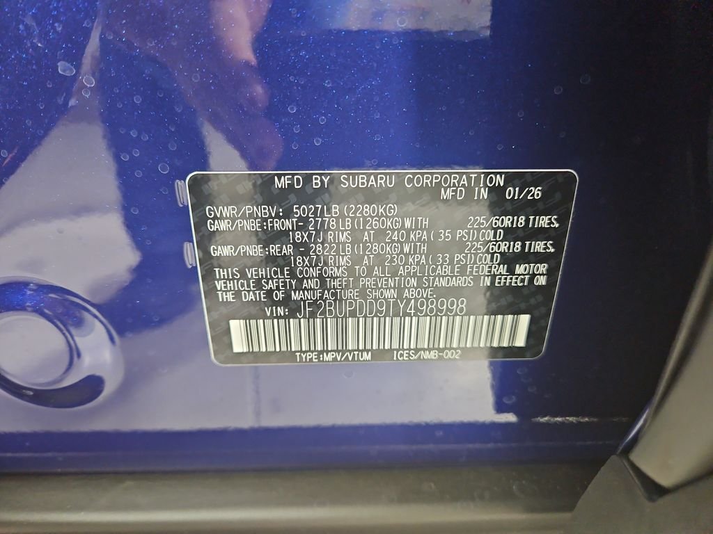 New 2026 Blue Subaru Limited image 30