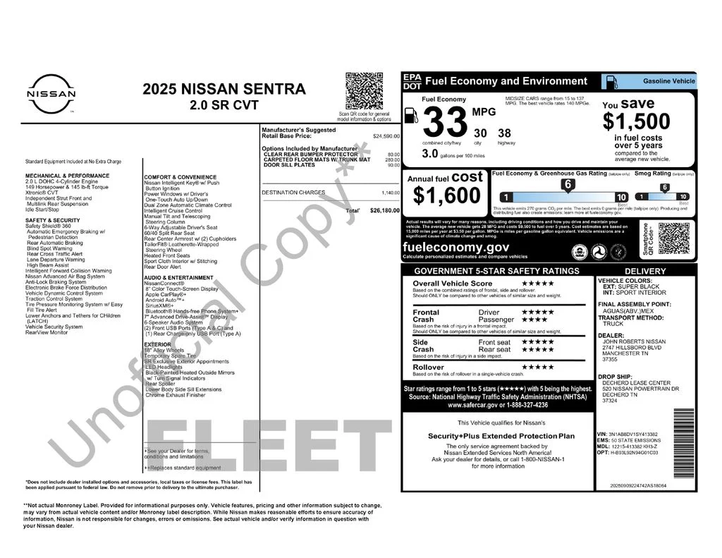 Used 2025 Black Nissan SR image 2