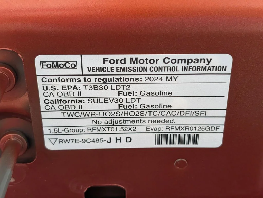 Certified Used 2024 Hot Pepper Red Metallic Tinted Clearcoat Ford Big Bend image 23