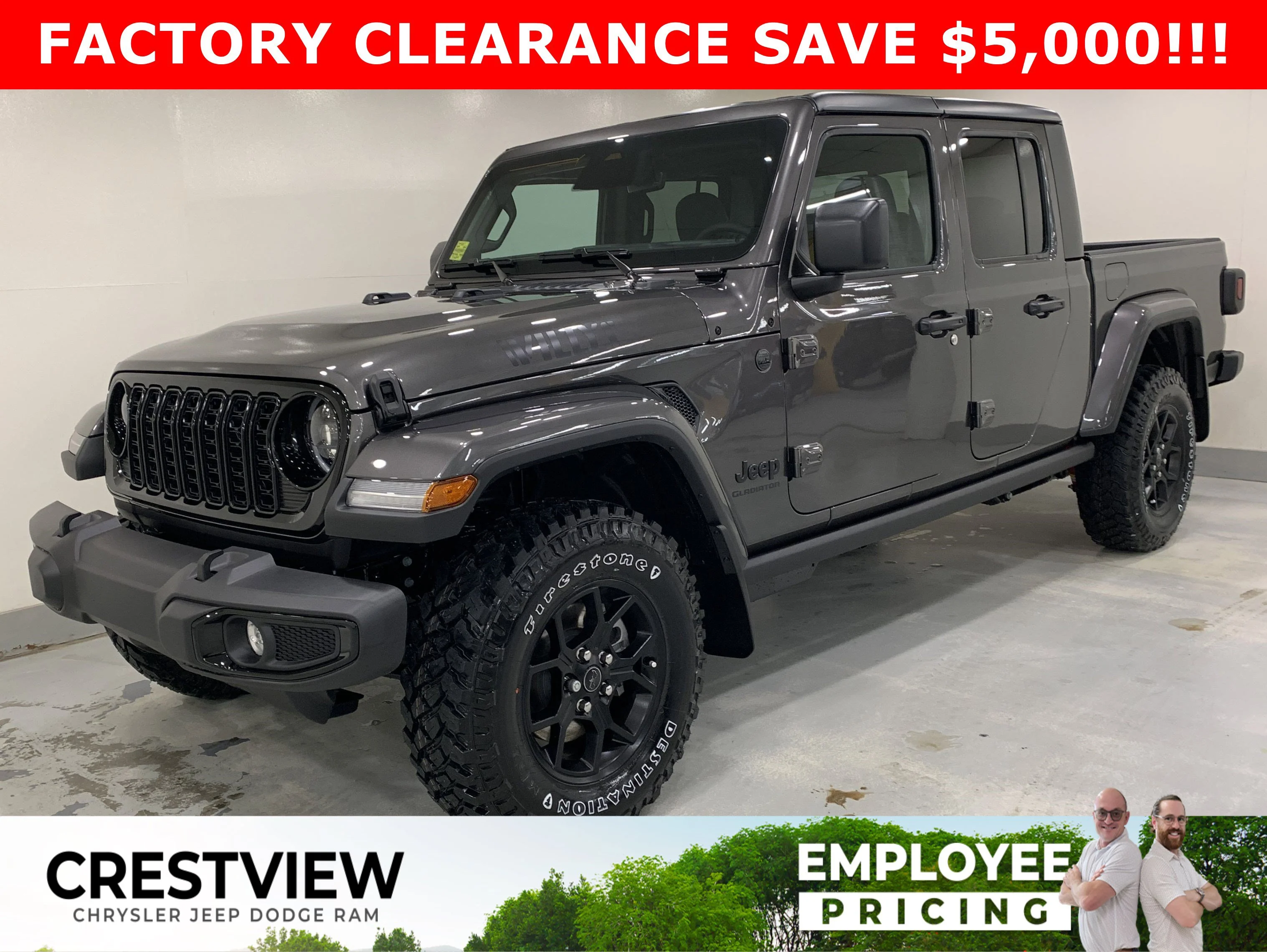 New 2026 Granite Crystal Metallic Jeep Willys image 1