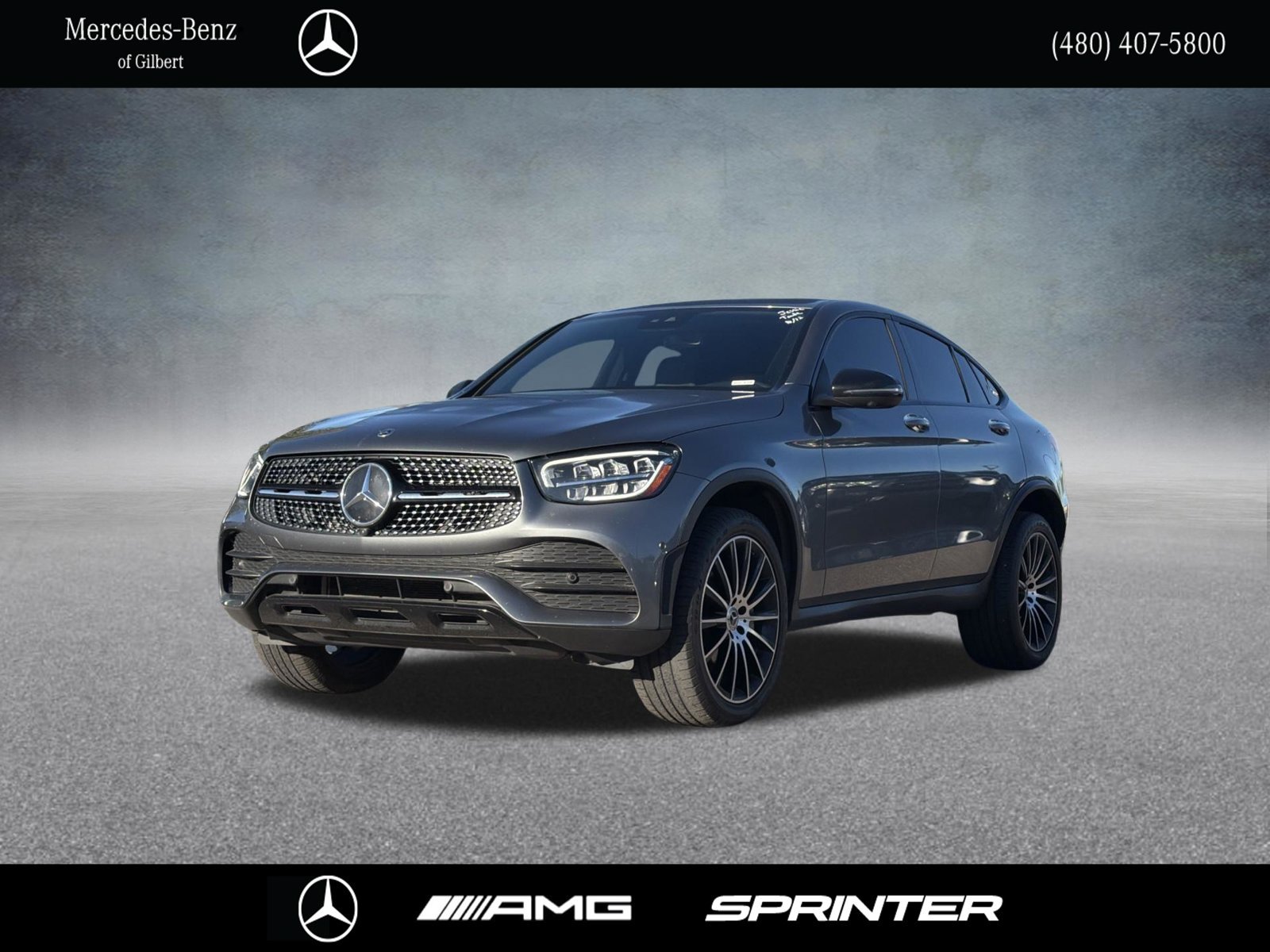 Used 2023 Gray Mercedes-Benz GLC 300 Coupe image 1