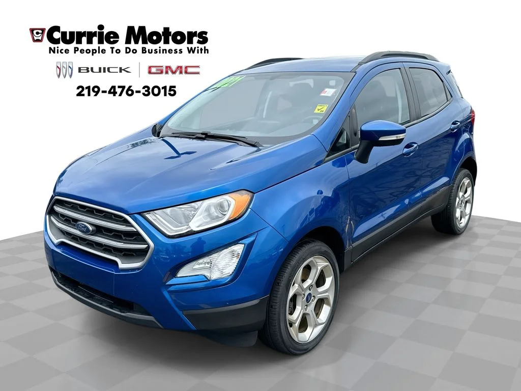 Used 2021 Blue Ford SE image 1