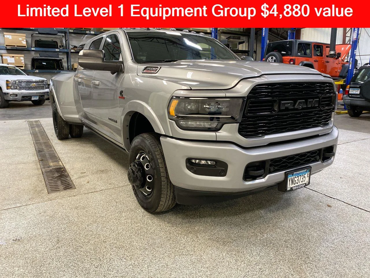Certified Used 2022 Billet Silver Metallic Clearco Ram Limited 4x4 Mega Cab 6 4  Box image 11