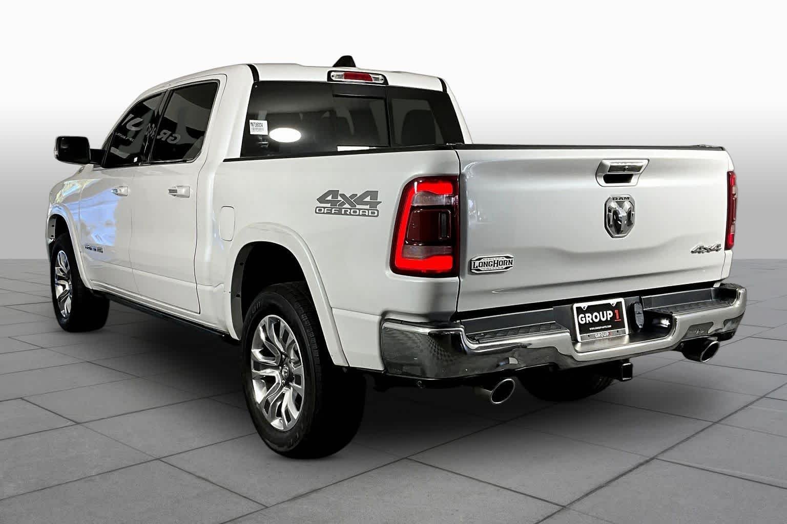Used 2021 Ivory White Tri-Coat Pearlcoat Ram Longhorn image 16
