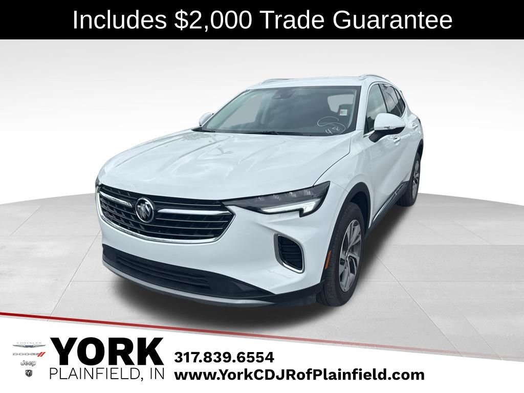 White 2023 Buick Envision Essence AWD SUV / Crossover All-Wheel Drive 9-Speed Automatic