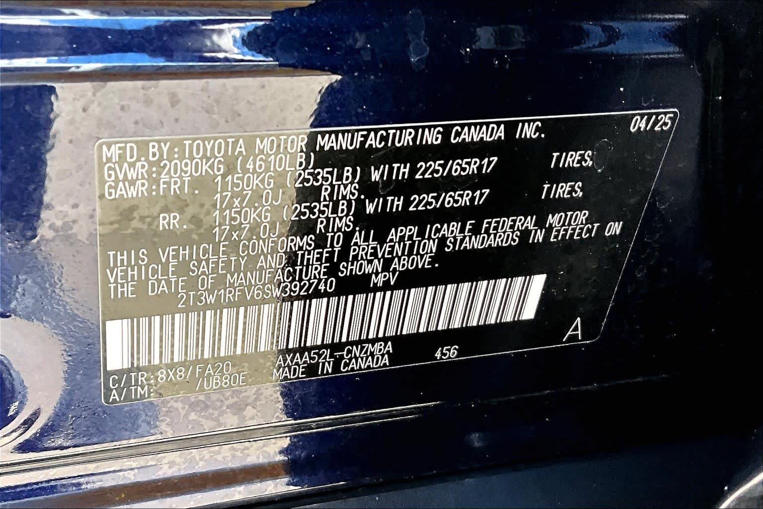 Used 2025 Blueprint Toyota XLE image 34