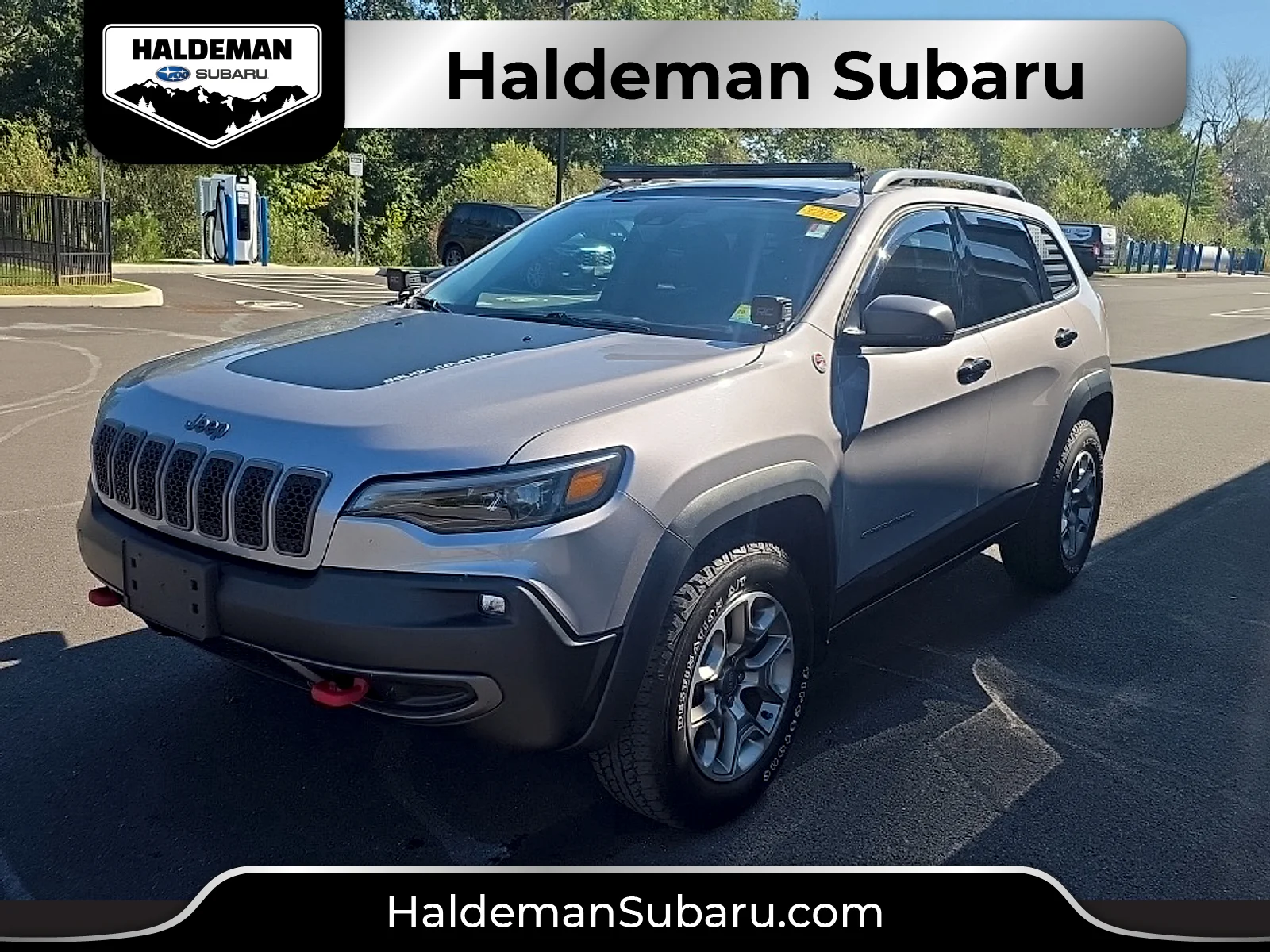 Used 2021 Billet Silver Metallic Clearcoat Jeep Trailhawk 4x4 image 1