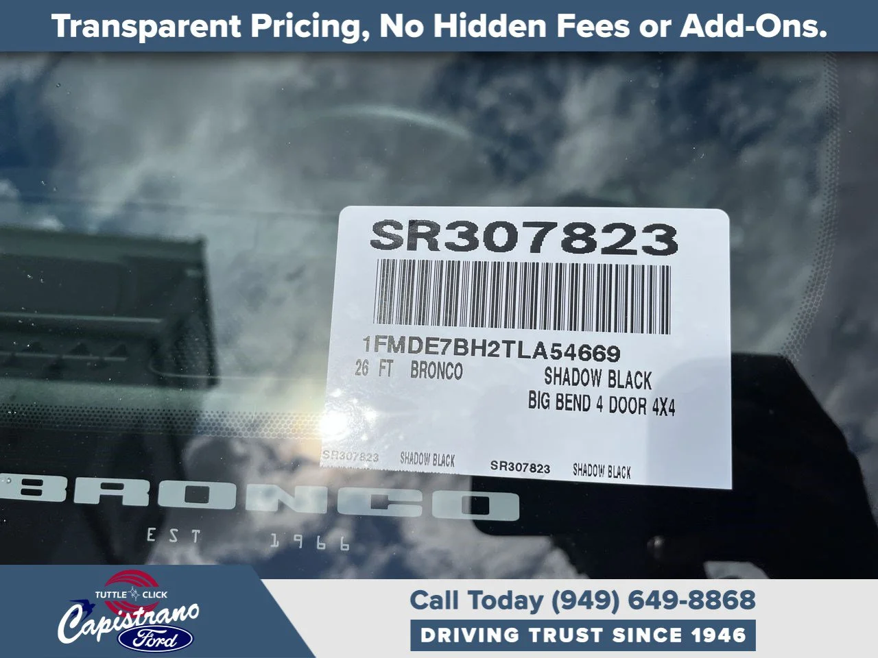 Used 2026 SHADOW BLACK Ford Big Bend image 42