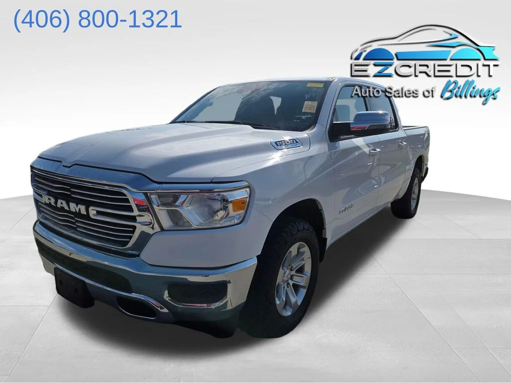 Used 2024 Bright White Clearcoat Ram Laramie image 1