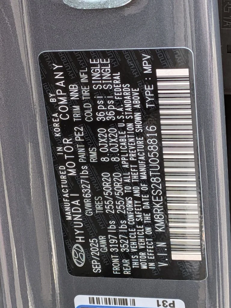 New 2026 Gray Hyundai Limited image 36