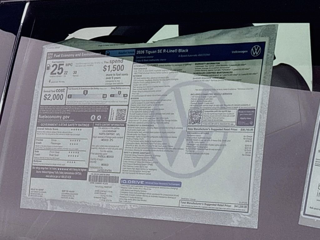 New 2026 Sandstone Volkswagen SE R-Line Black image 24