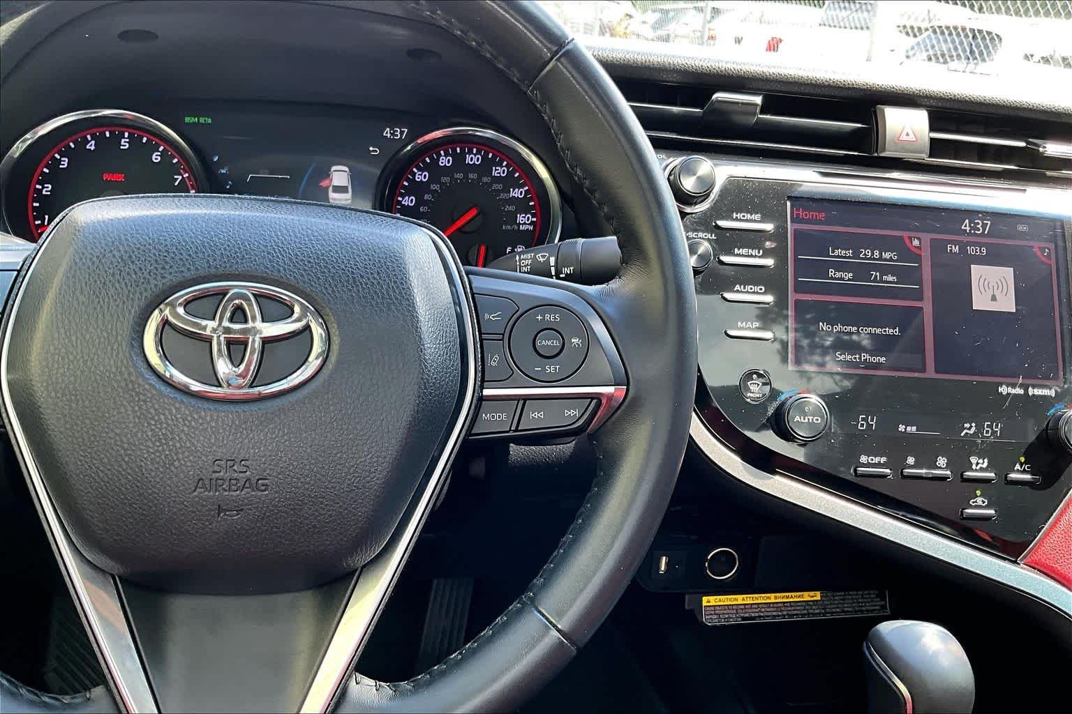 Used 2019 Celestial Silver/Midnight Black Metallic Toyota XSE image 25