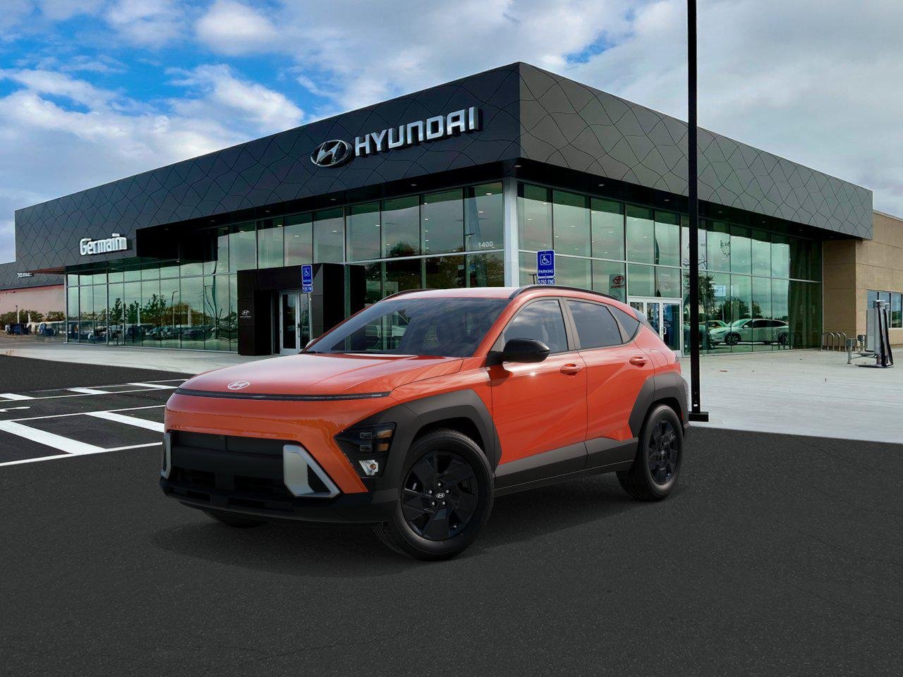 New 2027 Soultronic Orange Pearl Hyundai SEL Sport FWD image 1
