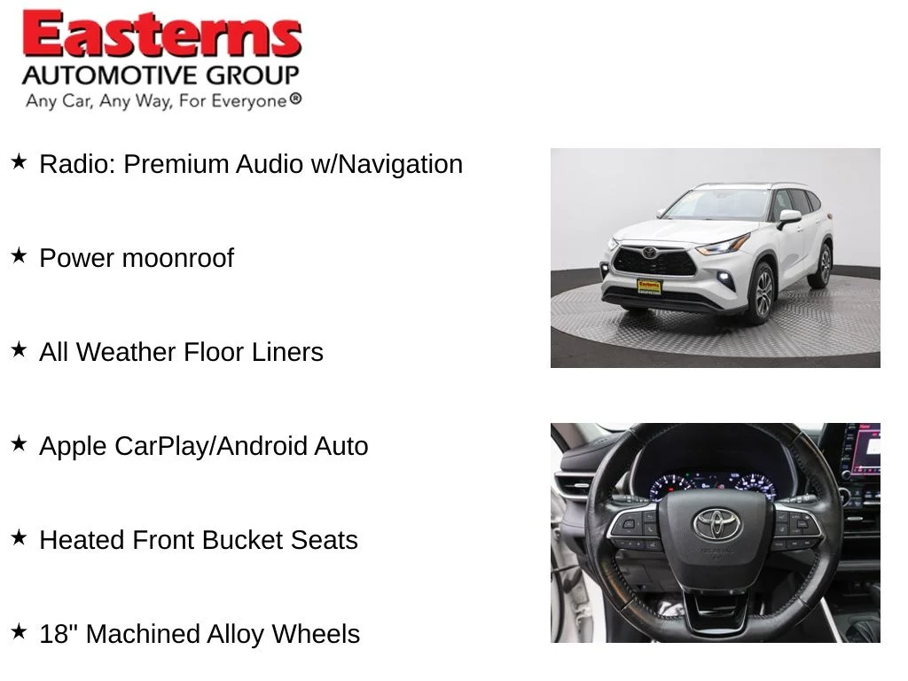 Used 2021 White Toyota XLE image 11