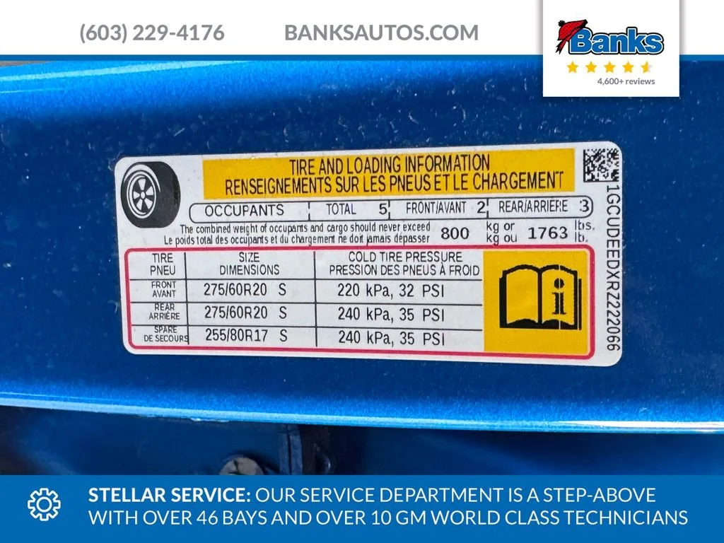 Certified Used 2024 Glacier Blue Metallic Chevrolet RST image 9