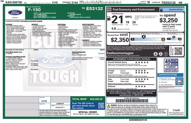New 2026 Oxford White Ford XL image 2