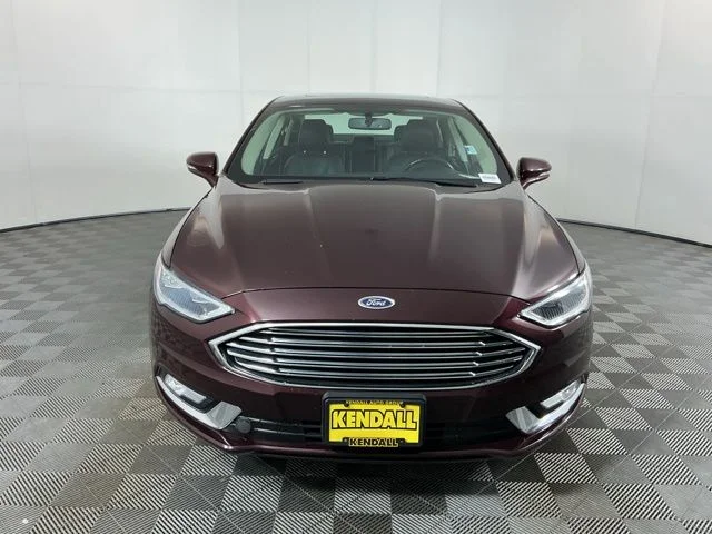 Used 2017 Burgundy Velvet Metallic Tinted Clearcoat Ford Titanium image 2