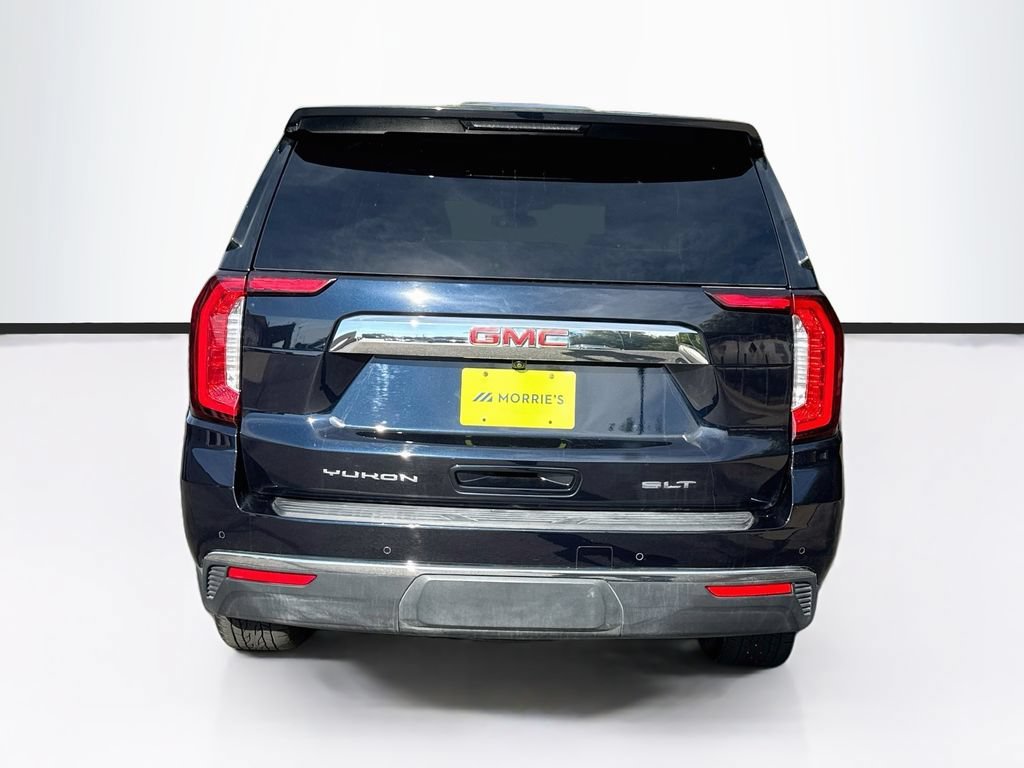 Used 2022 MIDNIGHT BLUE METALLIC GMC SLT image 6