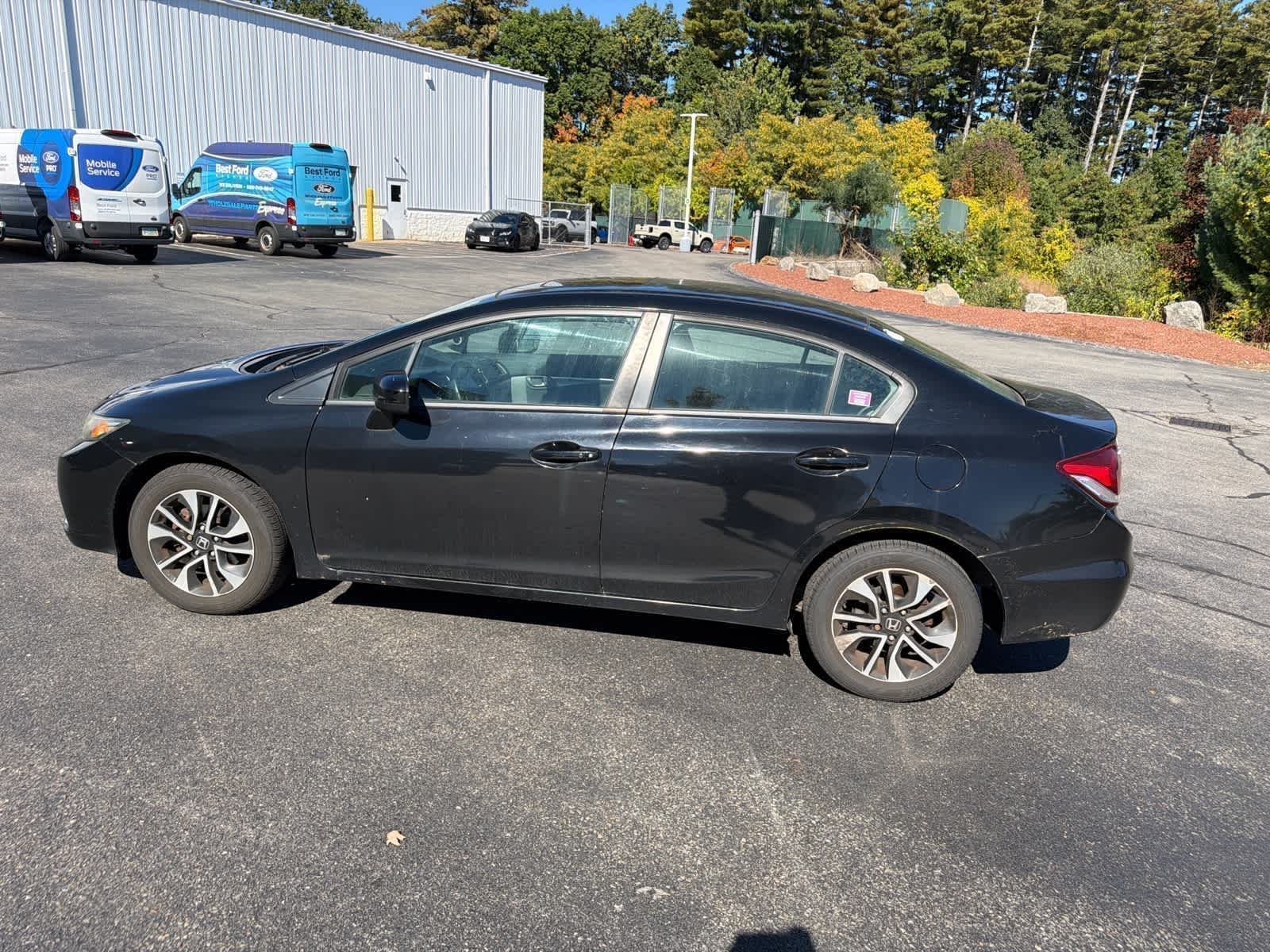 Used 2015 Crystal Black Pearl Honda EX image 11