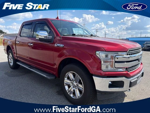 Used 2018 Red Ford Lariat image 1