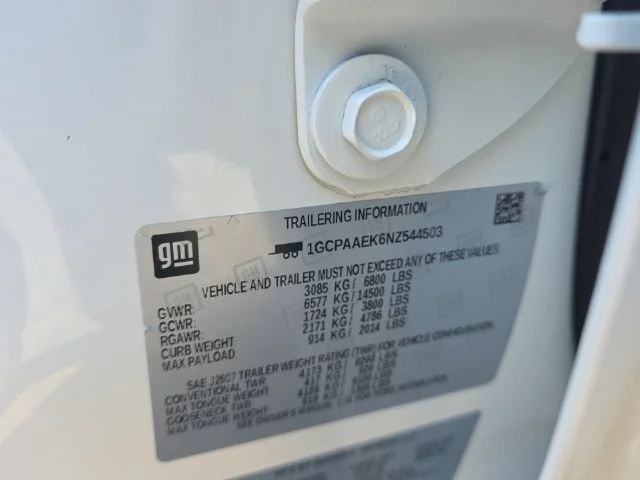 Used 2022 White Chevrolet WT image 35