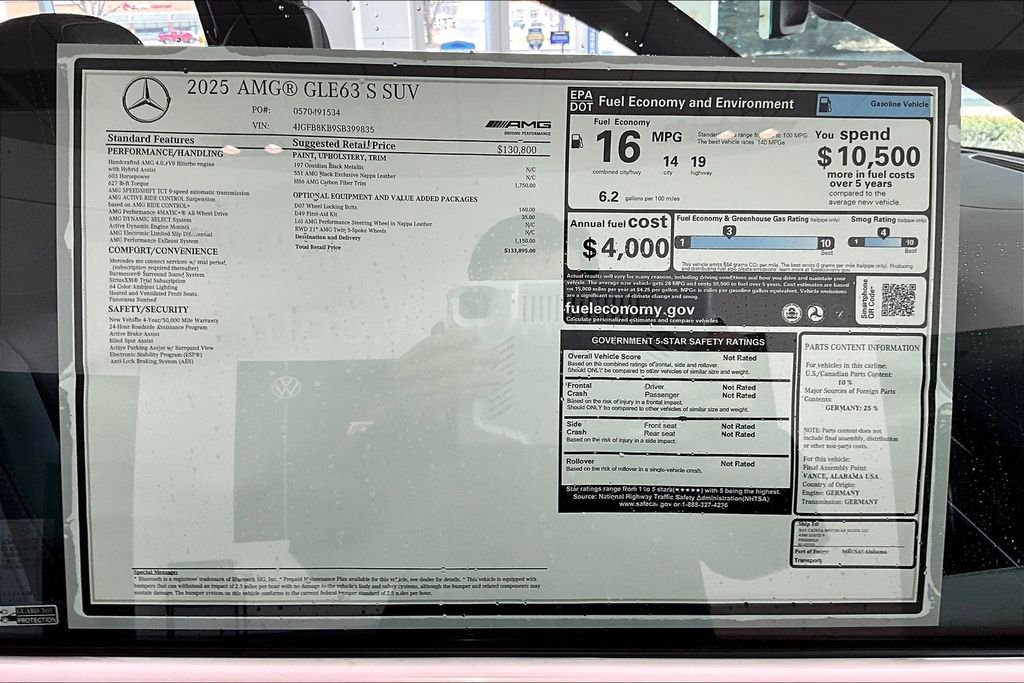 2025 Mercedes-Benz GLE AMG GLE63 S - Photo 14