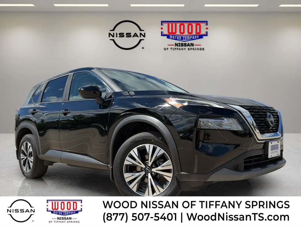 Certified Used 2023 Super Black Nissan SV image 1