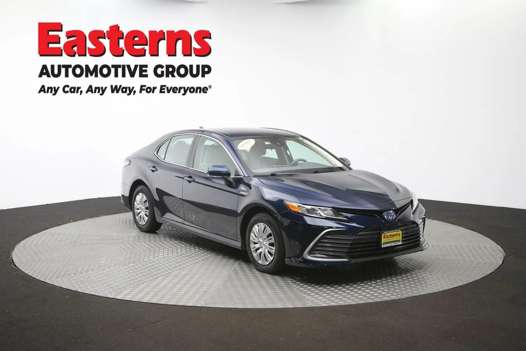 Used 2021 Blue Toyota LE image 48