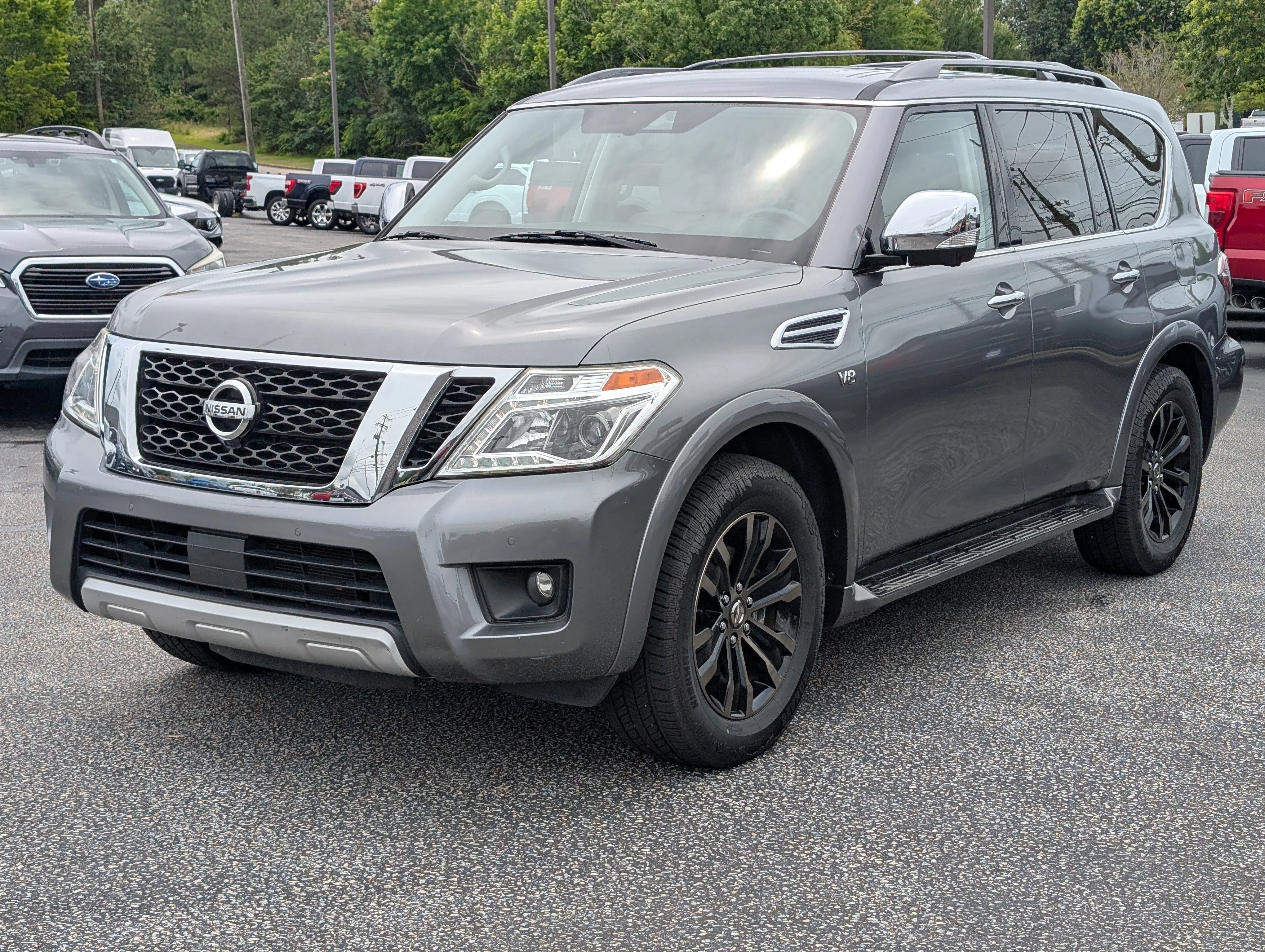 Used 2018 Gun Metallic Nissan Platinum image 2